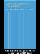 Bullying And Emotional Abuse In The Workplace International Perspectives In Research And Practice Stale Einarsen Taylor Francis Et Al