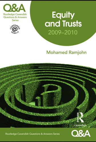 Q A Equity And Trusts 20092010 Mohamed Ramjohn