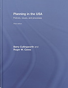 Planning In The Usa Policies Issues And Processes 3rd Ed J B Cullingworth Roger W Caves