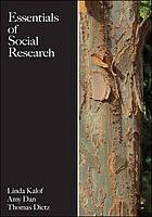 Essentials Of Social Research Linda Kalof Amy Dan Thomas Dietz