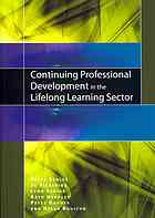 Continuing Professional Development In The Lifelong Learning Sector Peter Scales Et Al