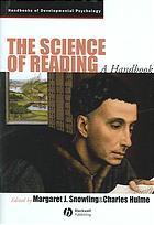 The Science Of Reading A Handbook Margaret J Snowling Charles Hulme
