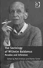 The Sociology Of Wilhelm Baldamus Paradox And Inference Charles Turner Mark Erickson