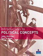 Introduction To Political Concepts John Hoffman Paul Graham Dawson Books
