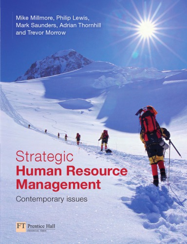 Strategic Human Resource Management Contemporary Issues Mike Millmore