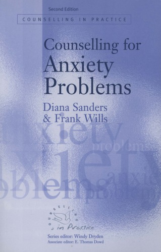 Counseling For Anxiety Problems 2nd Ed D Sanders F Wills