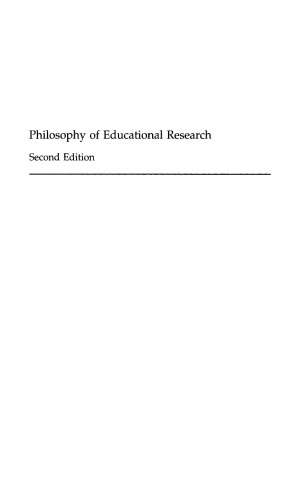 Philosophy Of Educational Research Richard Pring