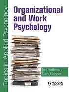 Organizational And Work Psychology 1st S Rothmann Cary L Cooper