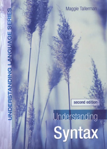 Understanding Syntax 2nd Edition Maggie Tallerman
