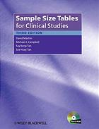 Sample Size Tables For Clinical Studies David Machin Et Al