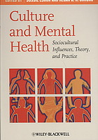 Culture And Mental Health Sociocultural Influences Theory And Practice Sussie Eshun Regan A R Gurung