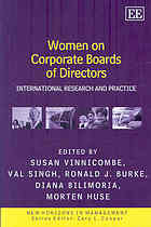Women On Corporate Boards Of Directors International Research And Practice Susan Vinnicombe Et Al