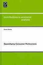 Quantifying Consumer Preferences Daniel Jonathan Slottje