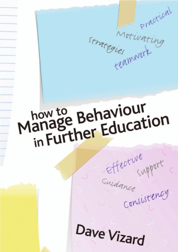 How To Manage Behaviour In Further Education Dave Vizard