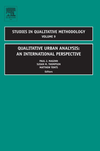 Qualitative Urban Analysis An International Perspective