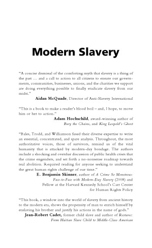 Modern Slavery The Secret World Of 27 Million People Kevin Bales Zoe Trodd Alex Kent Williamson