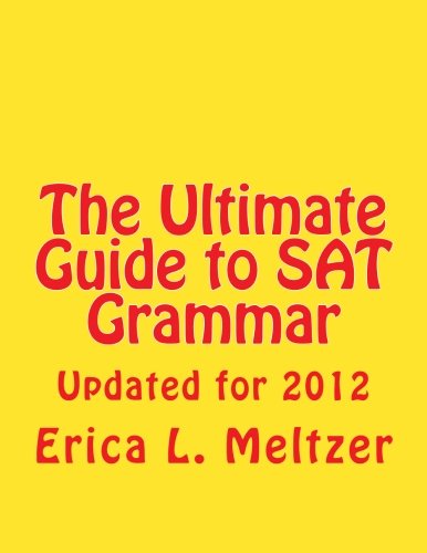 The Ultimate Guide To Sat Grammar Erica L Meltzer