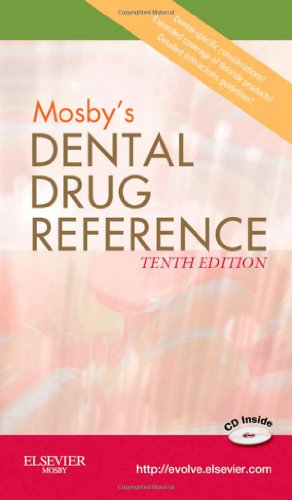 Mosbys Dental Drug Reference 10e 10th Edition Arthur H Jeske Dmd Phd