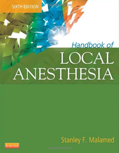 Handbook Of Local Anesthesia 6e 6th Edition Stanley F Malamed Dds