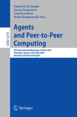 Agents And Peertopeer Computing 6th International Workshop Ap2pc 2007 Honululu Hawaii Usa May 1418 2007 Revised And Selected Papers 1st Edition Samuel R H Joseph Auth