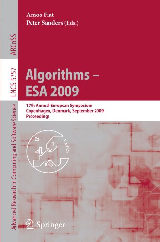 Algorithms Esa 2009 17th Annual European Symposium Copenhagen Denmark September 79 2009 Proceedings 1st Edition Michael Mitzenmacher Auth