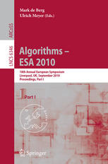 Algorithms Esa 2010 18th Annual European Symposium Liverpool Uk September 68 2010 Proceedings Part I 1st Edition Paul Bendich