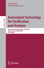 Automated Technology For Verification And Analysis 7th International Symposium Atva 2009 Macao China October 1416 2009 Proceedings 1st Edition Mark R Greenstreet Auth