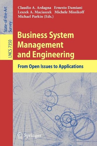 Business System Management And Engineering From Open Issues To Applications 1st Edition Andreas Friesen