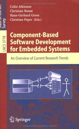 Componentbased Software Development For Embedded Systems An Overview Of Current Research Trends 1st Edition Colin Atkinson