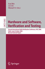 Hardware And Software Verification And Testing Second International Haifa Verification Conference Hvc 2006 Haifa Israel October 2326 2006 Revised Selected Papers 1st Edition Thomas Tuerk