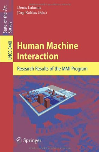 Human Machine Interaction Research Results Of The Mmi Program 1st Edition Bruno Dumas
