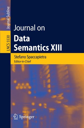 Journal On Data Semantics Xiii 1st Edition Victoria Nebot Rafael Berlanga