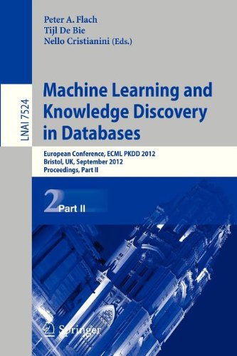 Machine Learning And Knowledge Discovery In Databases European Conference Ecml Pkdd 2012 Bristol Uk September 2428 2012 Proceedings Part Ii 1st Edition Ruilin Liu