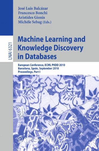 Machine Learning And Knowledge Discovery In Databases European Conference Ecml Pkdd 2010 Barcelona Spain September 2024 2010 Proceedings Part I 1st Edition Christos Faloutsos Auth