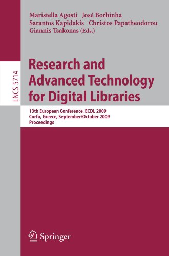 Research And Advanced Technology For Digital Libraries Proceedings Maristella Agosti Et Al Eds