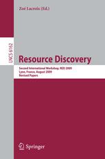 Resource Discovery Second International Workshop Red 2009 Lyon France August 28 2009 Revised Papers 1st Edition Cristina Bianca Pop