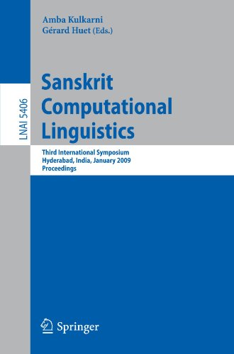 Sanskrit Computational Linguistics Third International Symposium Hyderabad India January 1517 2009 Proceedings 1st Edition S D Joshi Auth