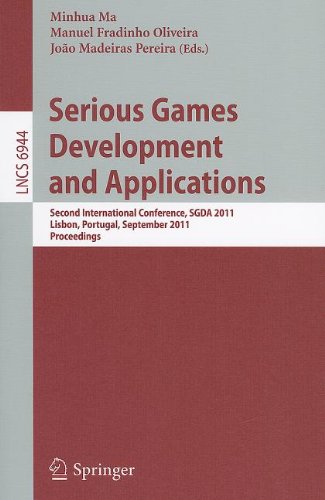 Serious Games Development And Applications Second International Conference Sgda 2011 Lisbon Portugal September 1920 2011 Proceedings 1st Edition Radosaw Mantiuk
