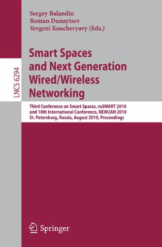 Smart Spaces And Next Generation Wiredwireless Networking Third Conference On Smart Spaces Rusmart 2010 And 10th International Conference New2an 2010 St Petersburg Russia August 2325 2010 Proceedings 1st Edition Andrey Boytsov