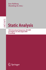 Static Analysis 16th International Symposium Sas 2009 Los Angeles Ca Usa August 911 2009 Proceedings 1st Edition Rastislav Bodik Auth