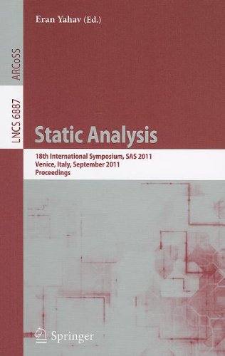 Static Analysis 18th International Symposium Sas 2011 Venice Italy September 1416 2011 Proceedings 1st Edition Kenneth L Mcmillan Auth