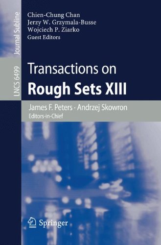 Transactions On Rough Sets Xiii 1st Edition Chienchung Chan