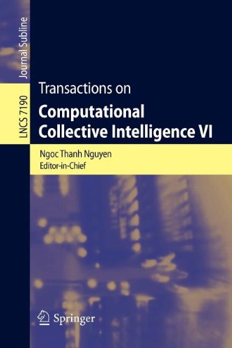 Transactions On Computational Collective Intelligence Vi 1st Edition Colin Bellinger