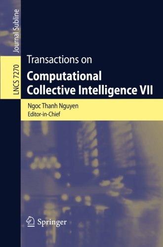 Transactions On Computational Collective Intelligence Vii 1st Edition Elisa Burato