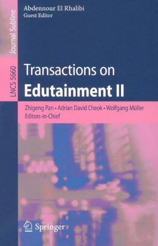 Transactions On Edutainment Ii 1st Edition Javier Torrente Pablo Lavn Mera
