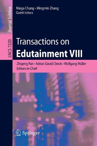 Transactions On Edutainment Viii 1st Edition Fuchien Kao Hanchien Hsieh