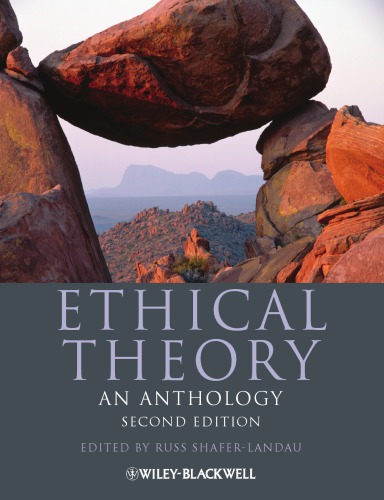 Ethical Theory An Anthology 2nd Russ Shaferlandau Ed