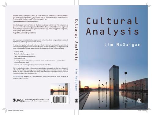 Cultural Analysis Jim Mcguigan