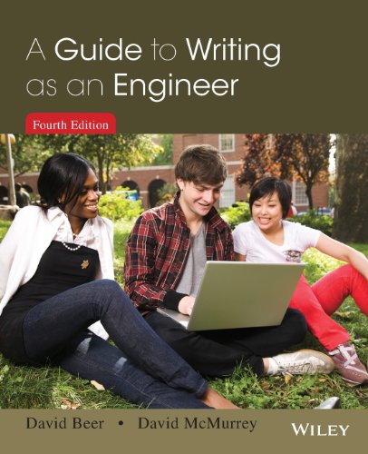 A Guide To Writing As An Engineer 4th Edition David F Beer David A Mcmurrey