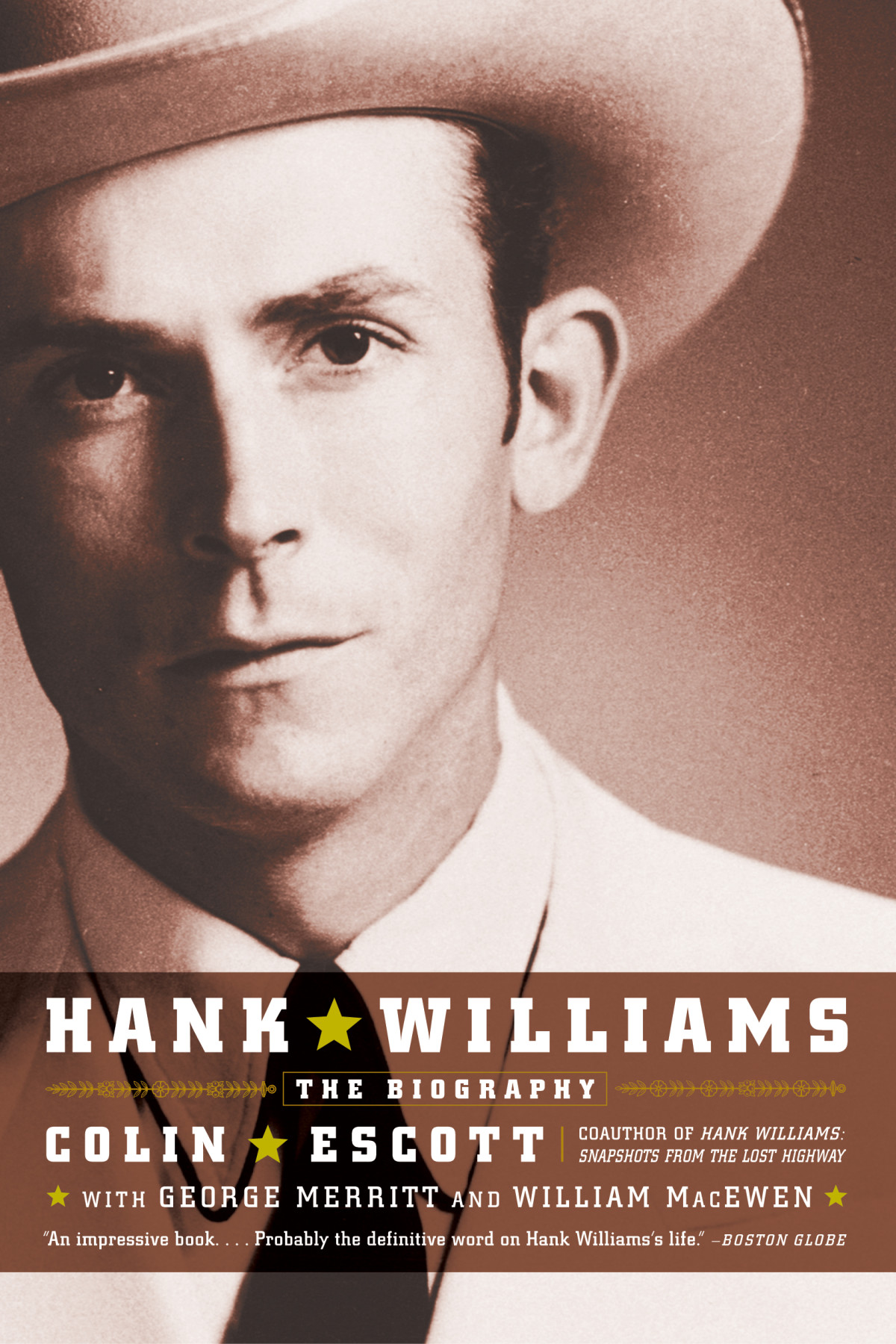 Hank Williams Colin Escott George Merritt William Macewen Escott